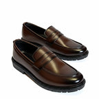 Mate Brown High Sole Classical Loafer | Limited Edition